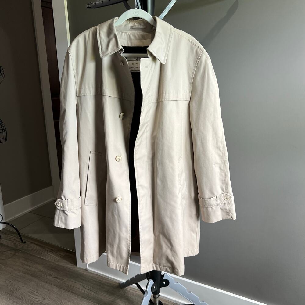 Towne by London Fog Trench Coat with removable liner